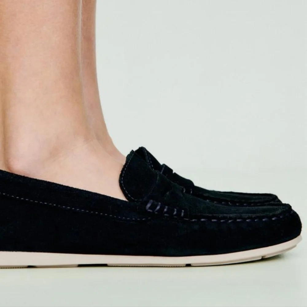 ZARA KIDS LEATHER LOAFERS SIZE 2 EUR 33